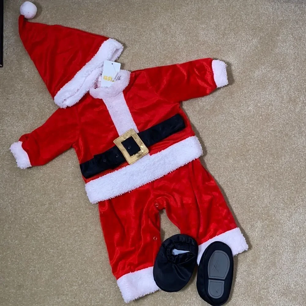Infant Santa Costume NWT 12 months